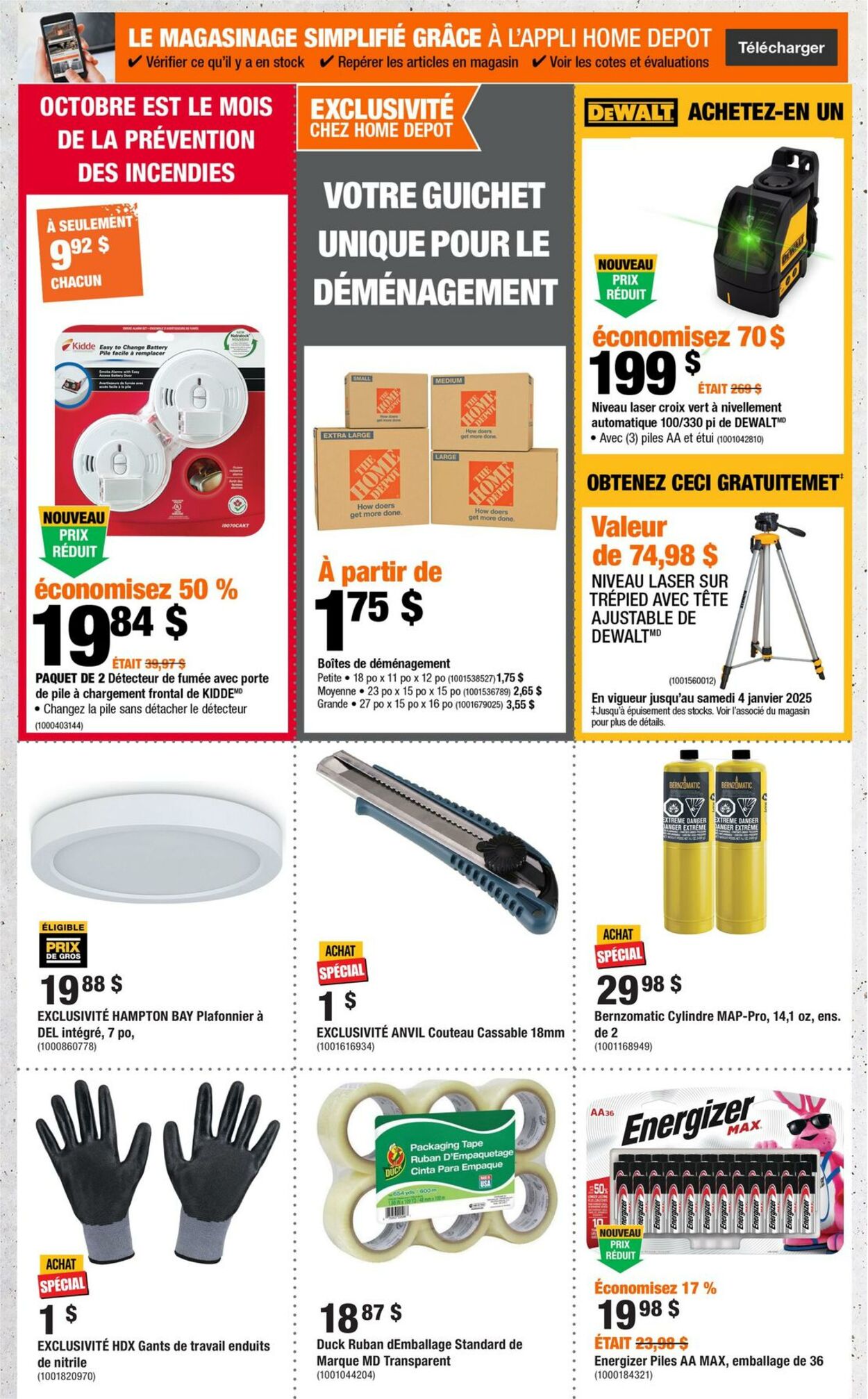 Circulaire Home Depot 24.10.2024 - 30.10.2024