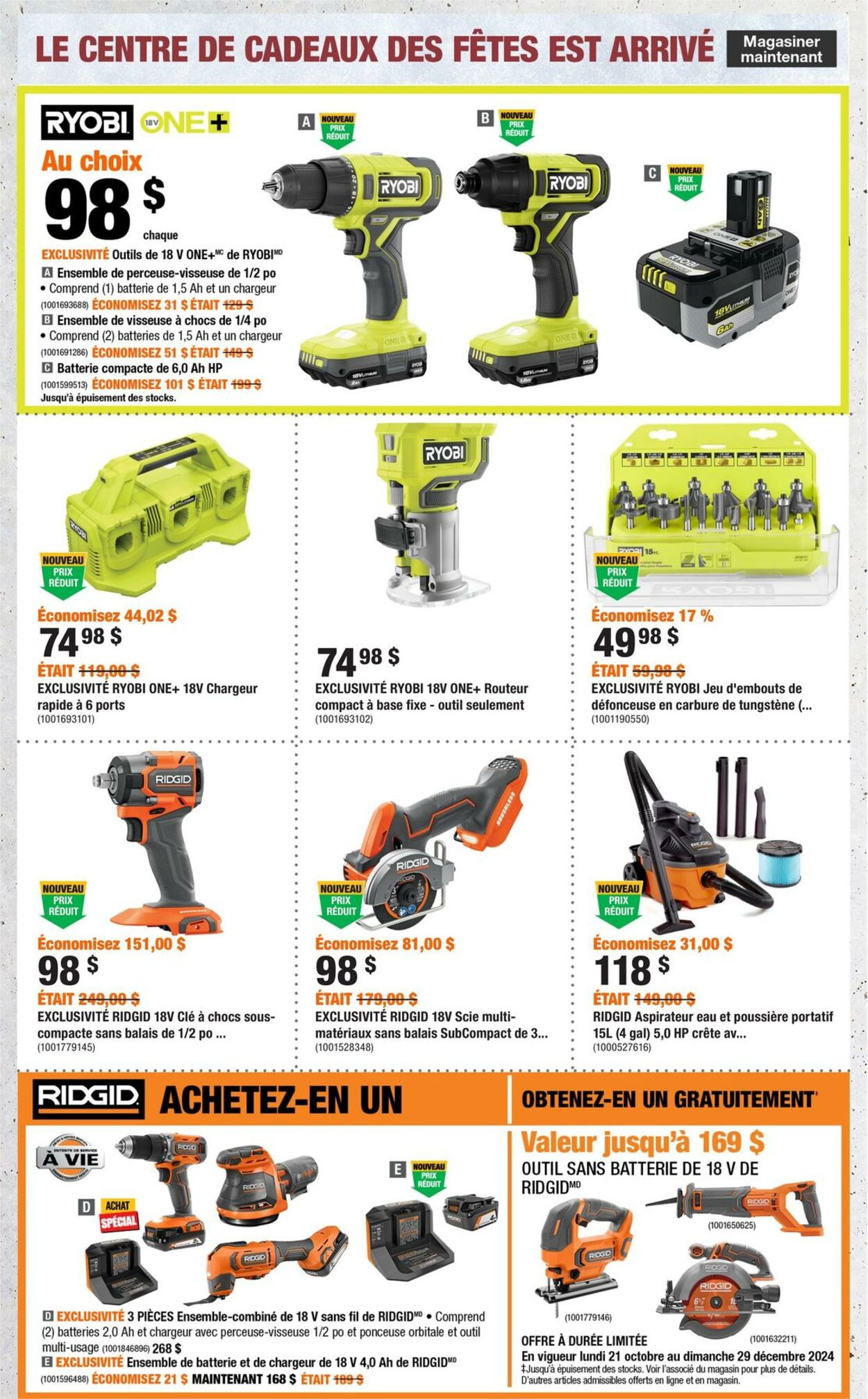 Circulaire Home Depot 24.10.2024 - 30.10.2024