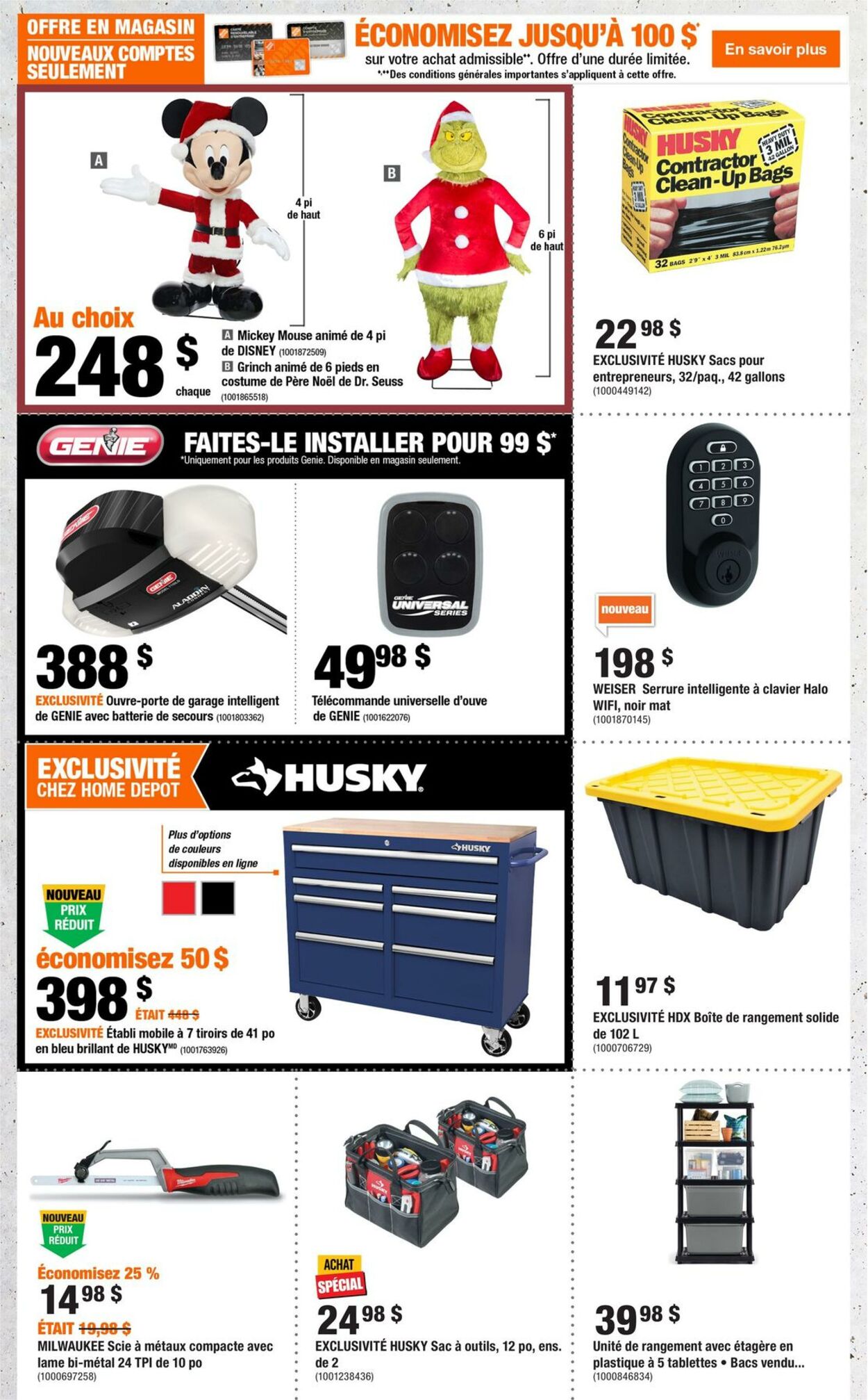 Circulaire Home Depot 24.10.2024 - 30.10.2024