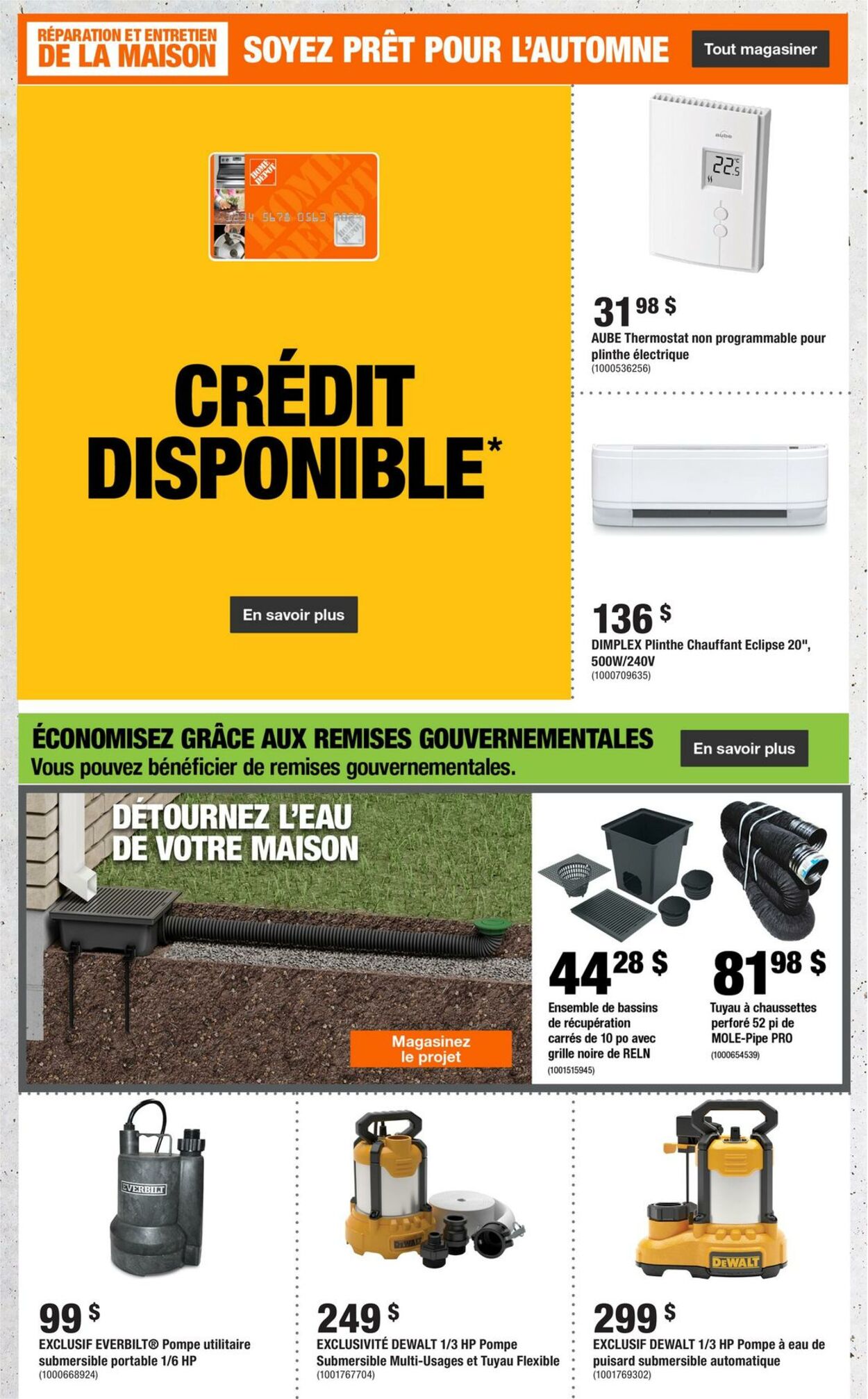 Circulaire Home Depot 24.10.2024 - 30.10.2024