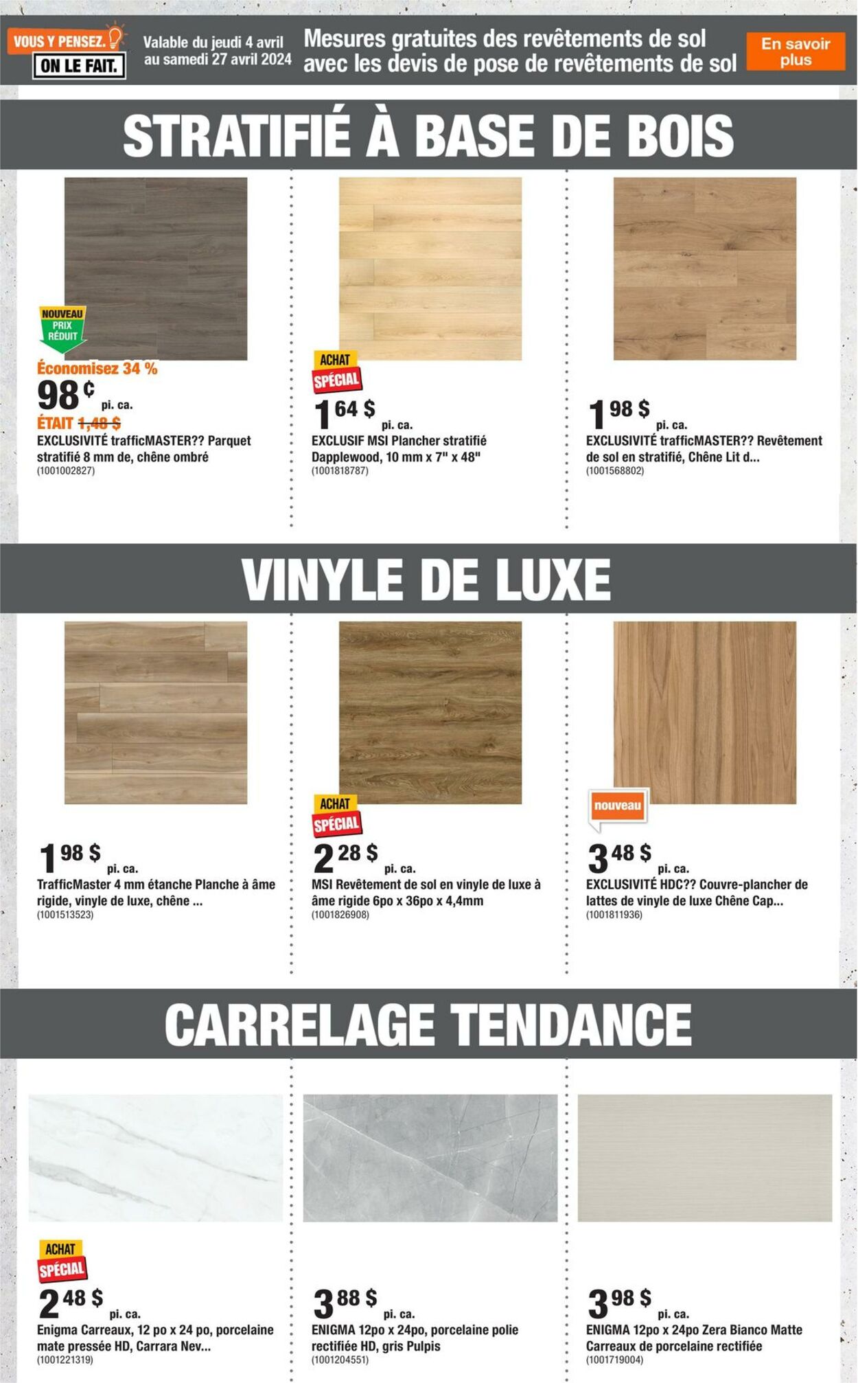 Circulaire Home Depot 04.04.2024 - 10.04.2024