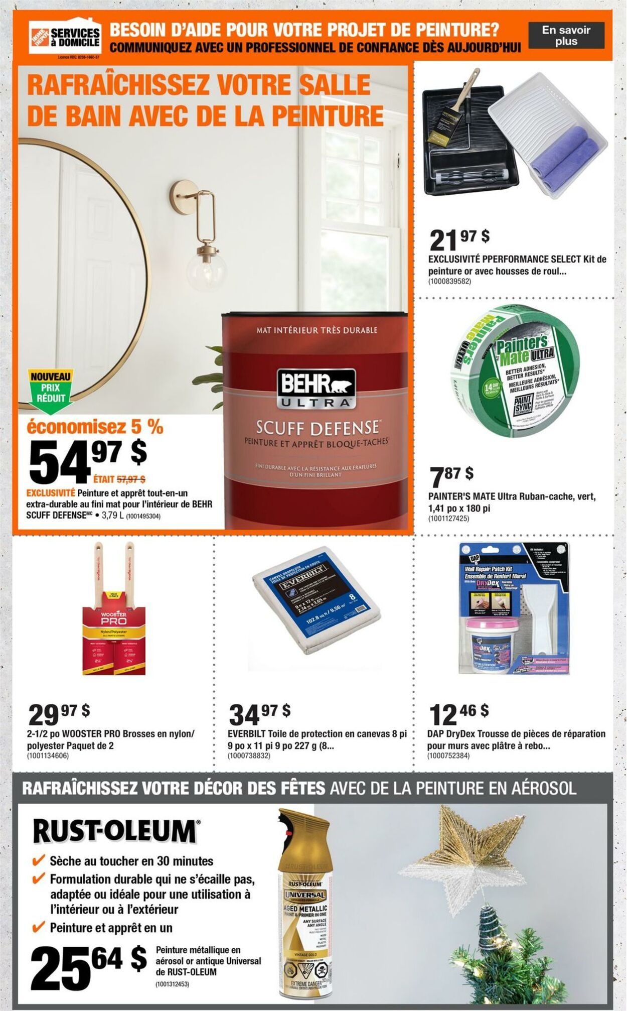 Circulaire Home Depot 31.10.2024 - 06.11.2024