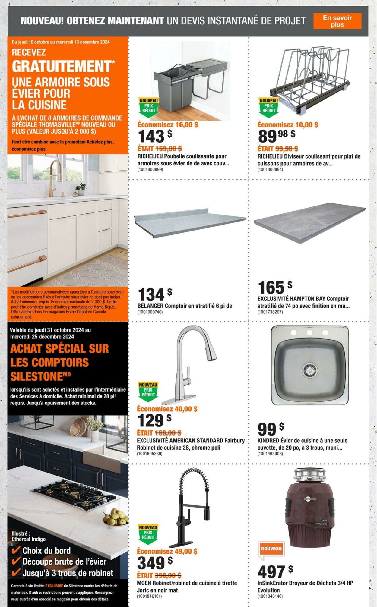 Circulaire Home Depot 31.10.2024 - 06.11.2024