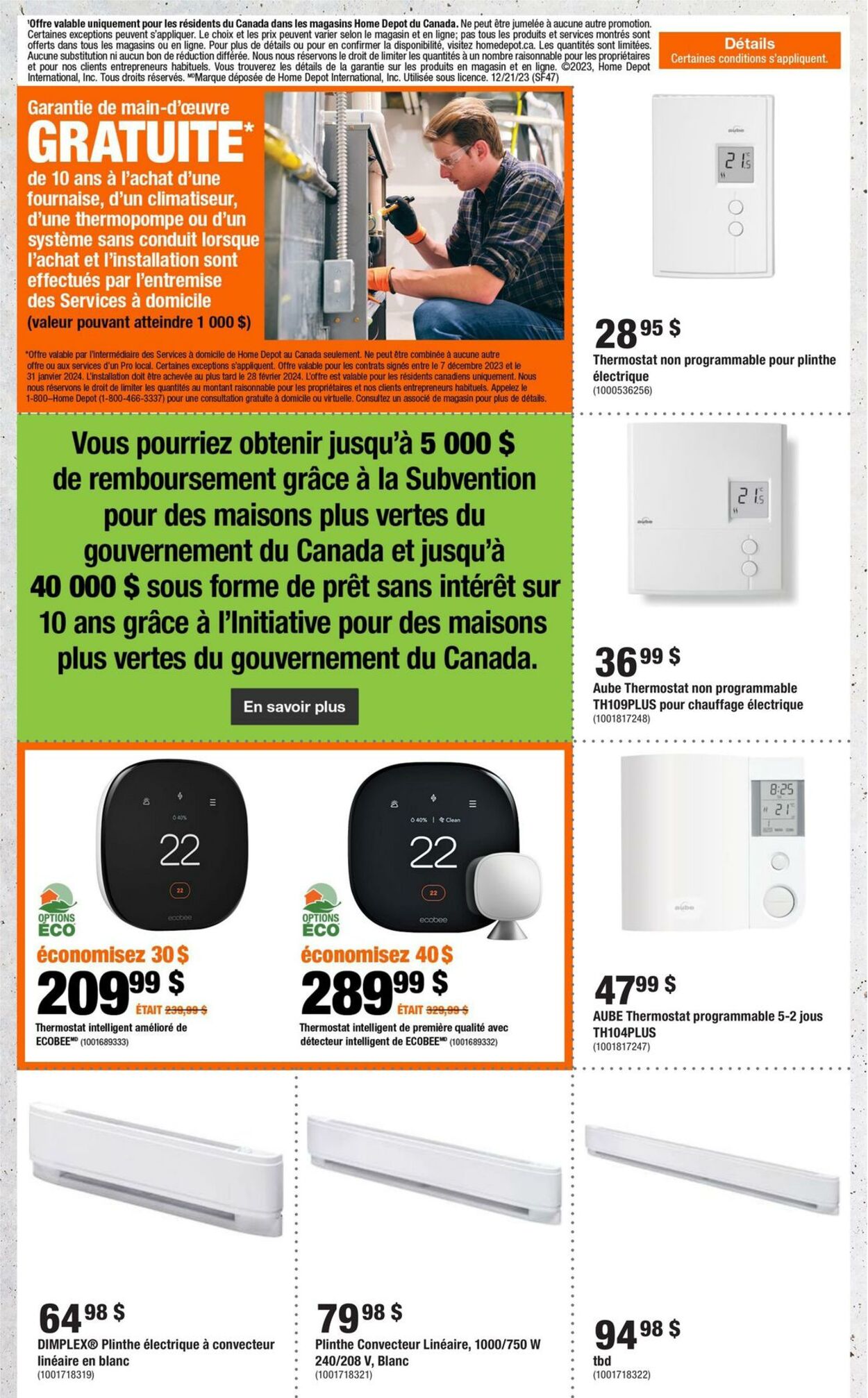 Circulaire Home Depot 21.12.2023 - 27.12.2023