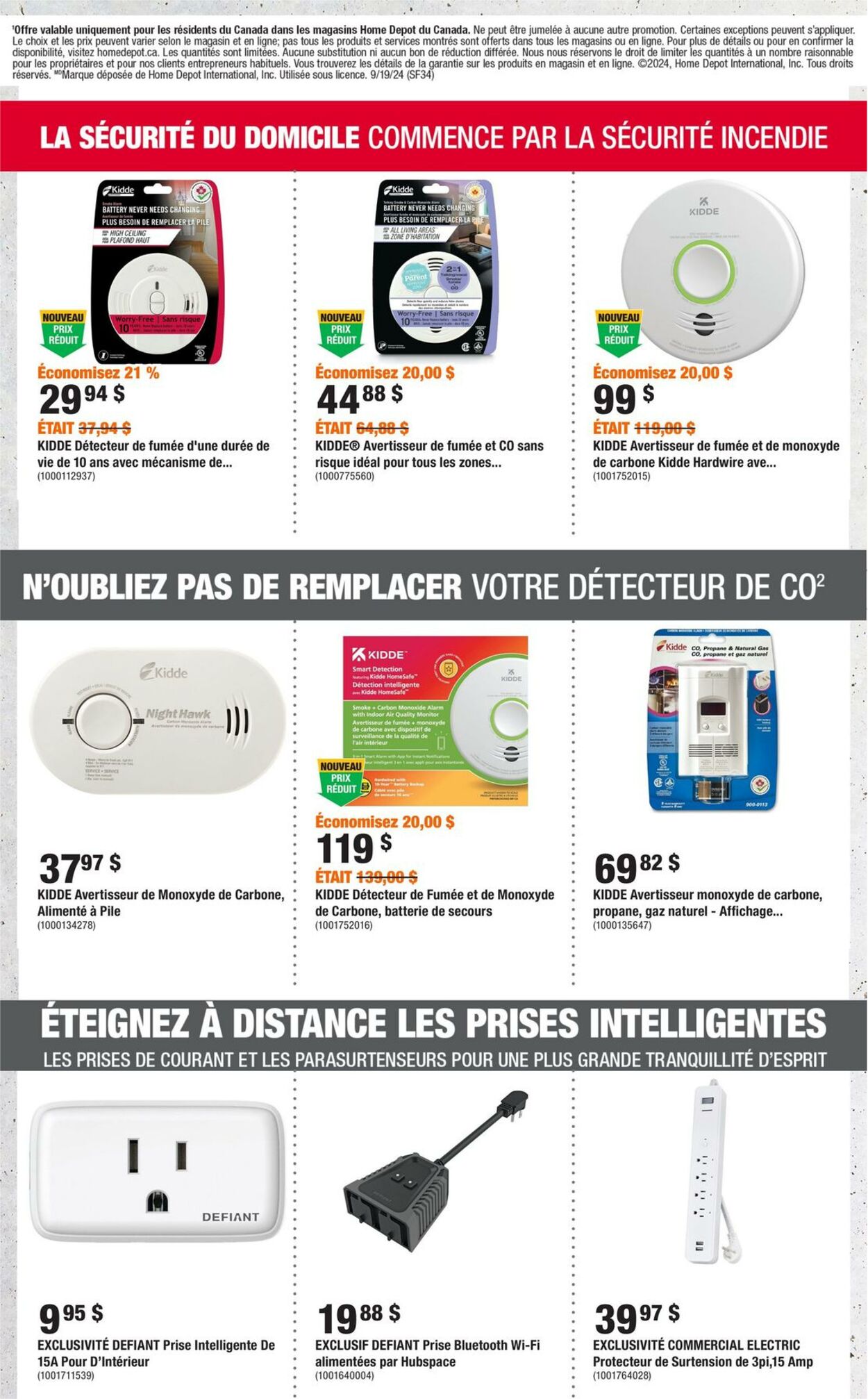 Circulaire Home Depot 19.09.2024 - 25.09.2024