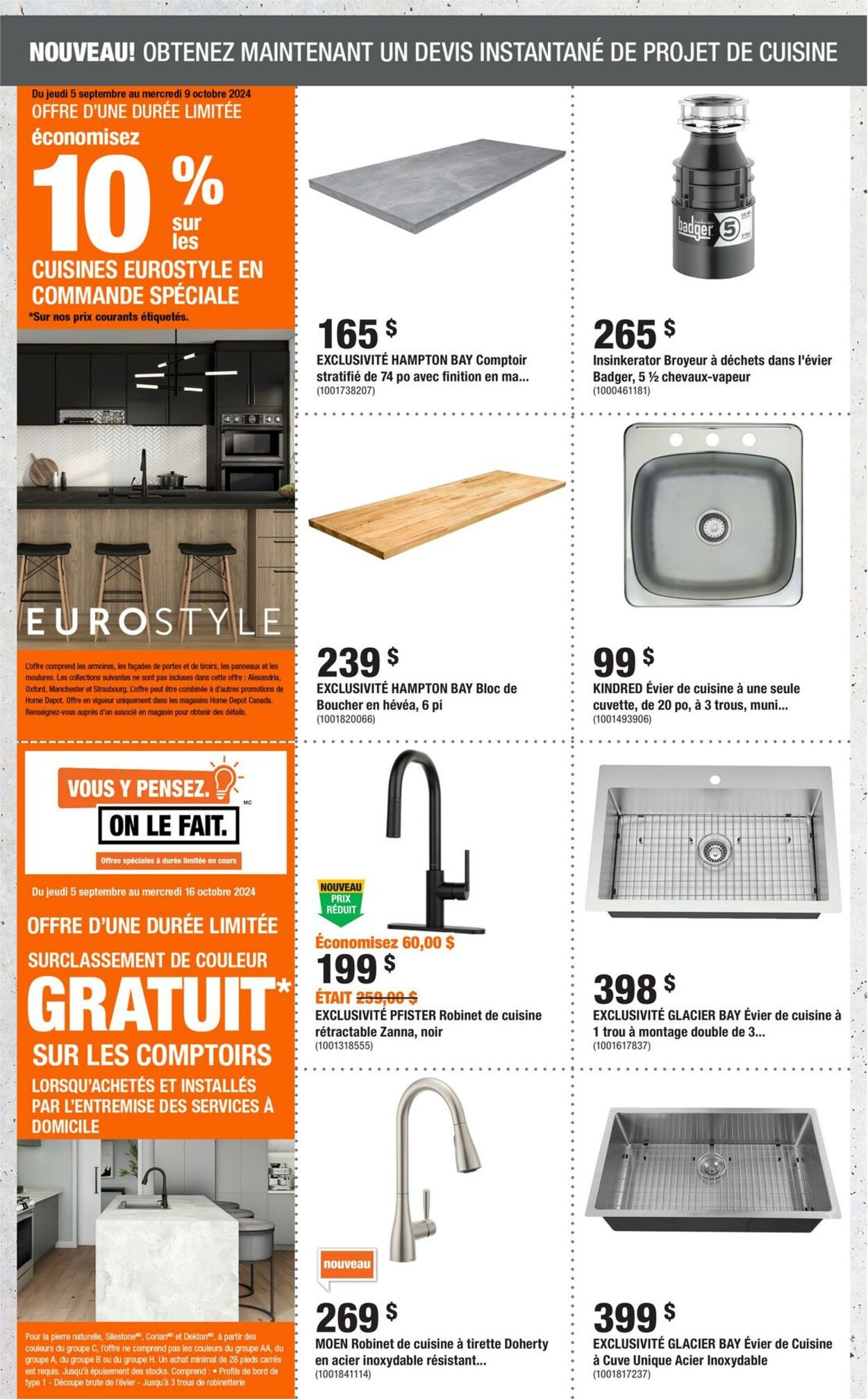 Circulaire Home Depot 19.09.2024 - 25.09.2024