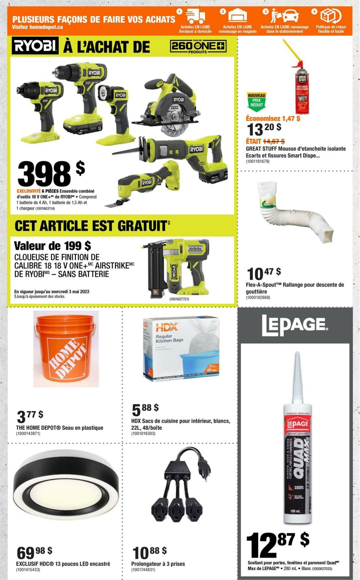 Circulaire Home Depot 02.03.2023 - 08.03.2023