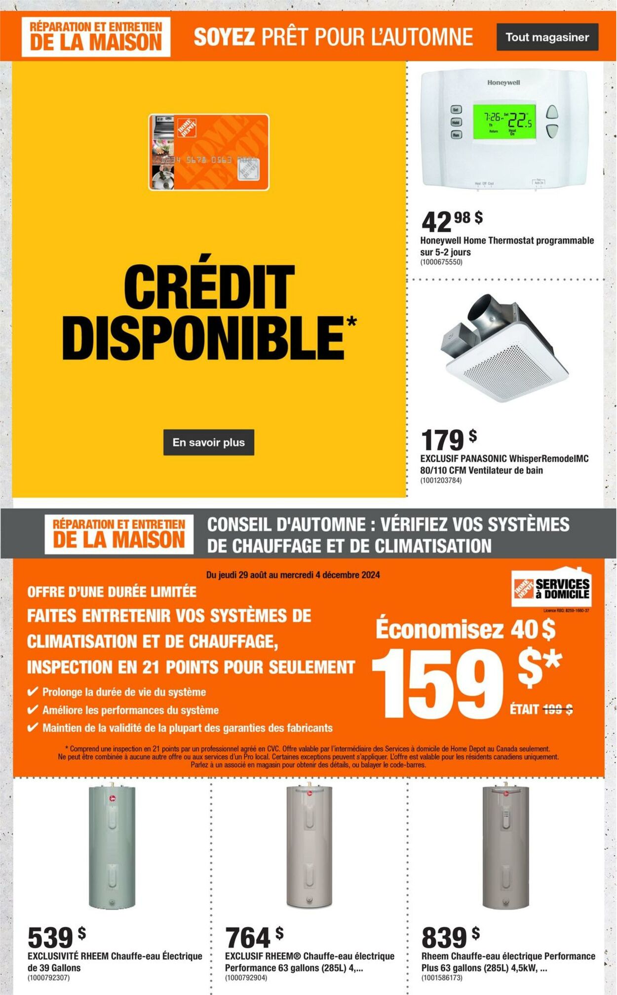 Circulaire Home Depot 10.10.2024 - 16.10.2024