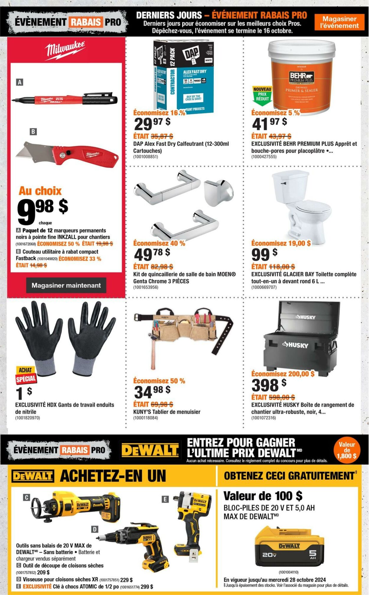 Circulaire Home Depot 10.10.2024 - 16.10.2024