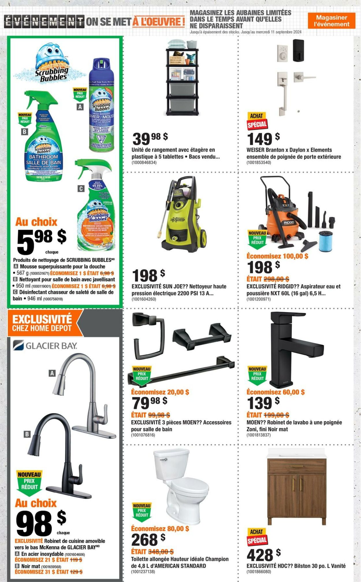 Circulaire Home Depot 29.08.2024 - 04.09.2024