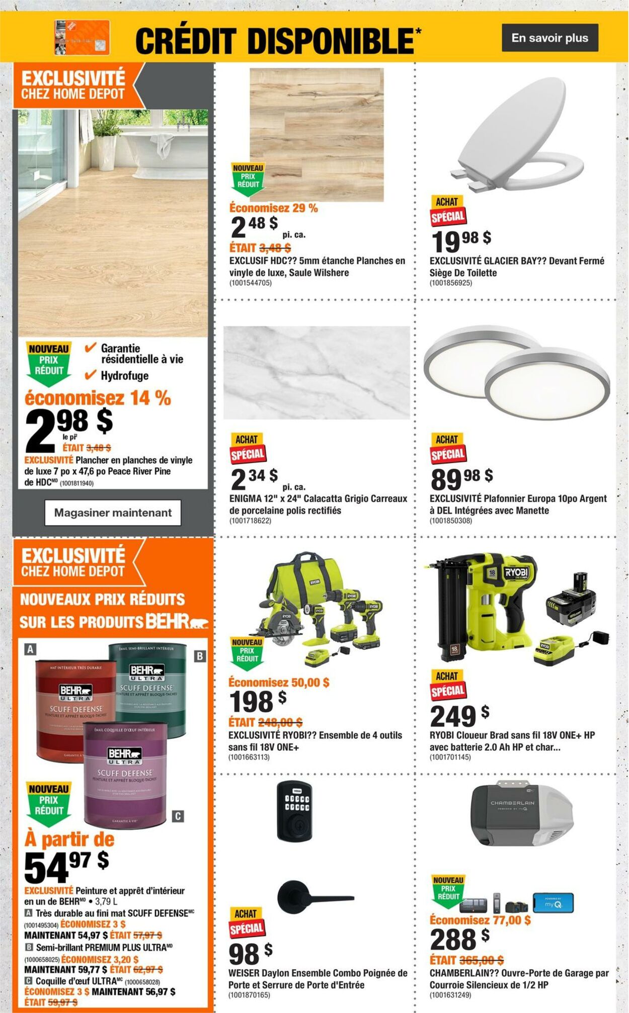 Circulaire Home Depot 29.08.2024 - 04.09.2024