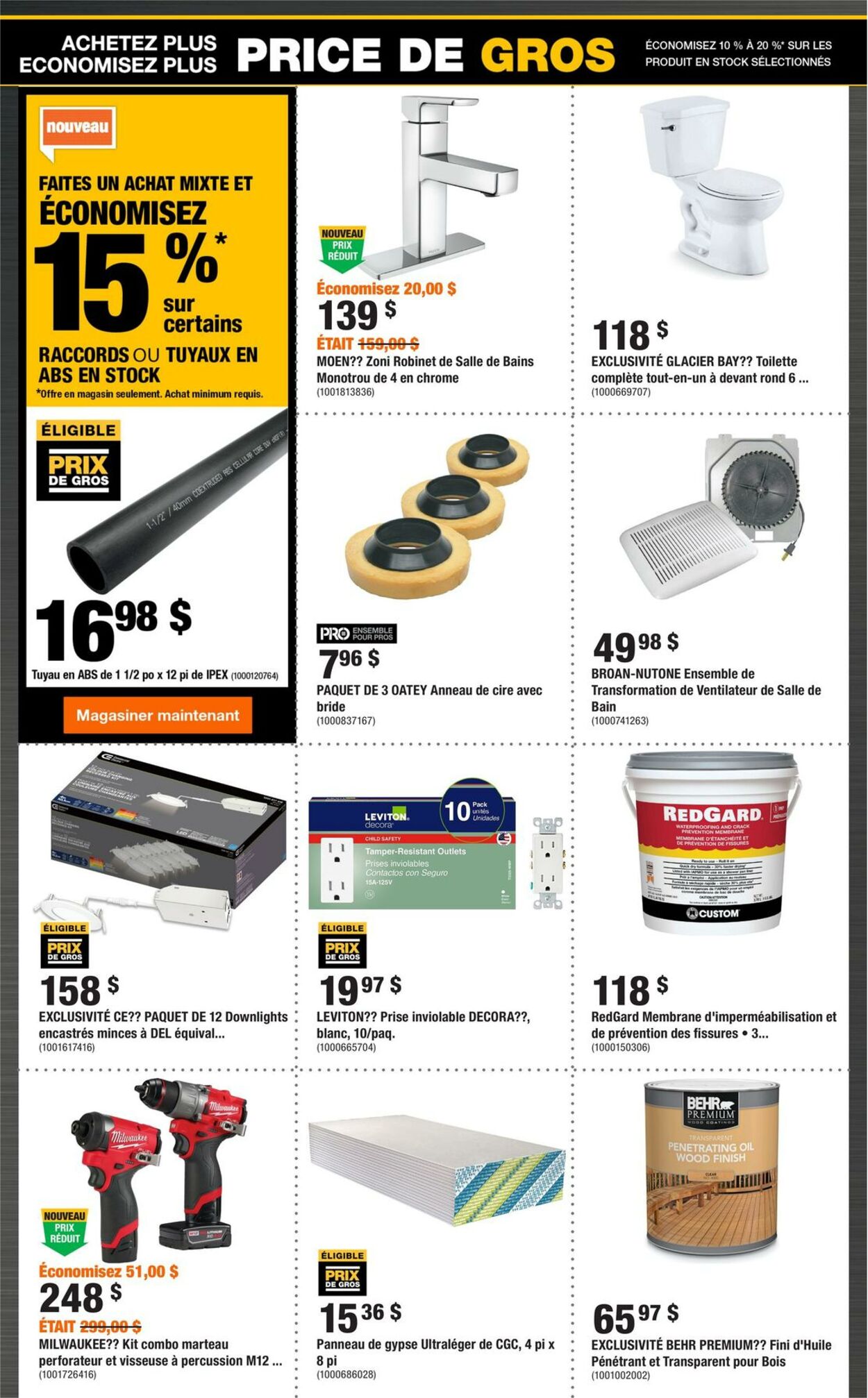 Circulaire Home Depot 29.08.2024 - 04.09.2024