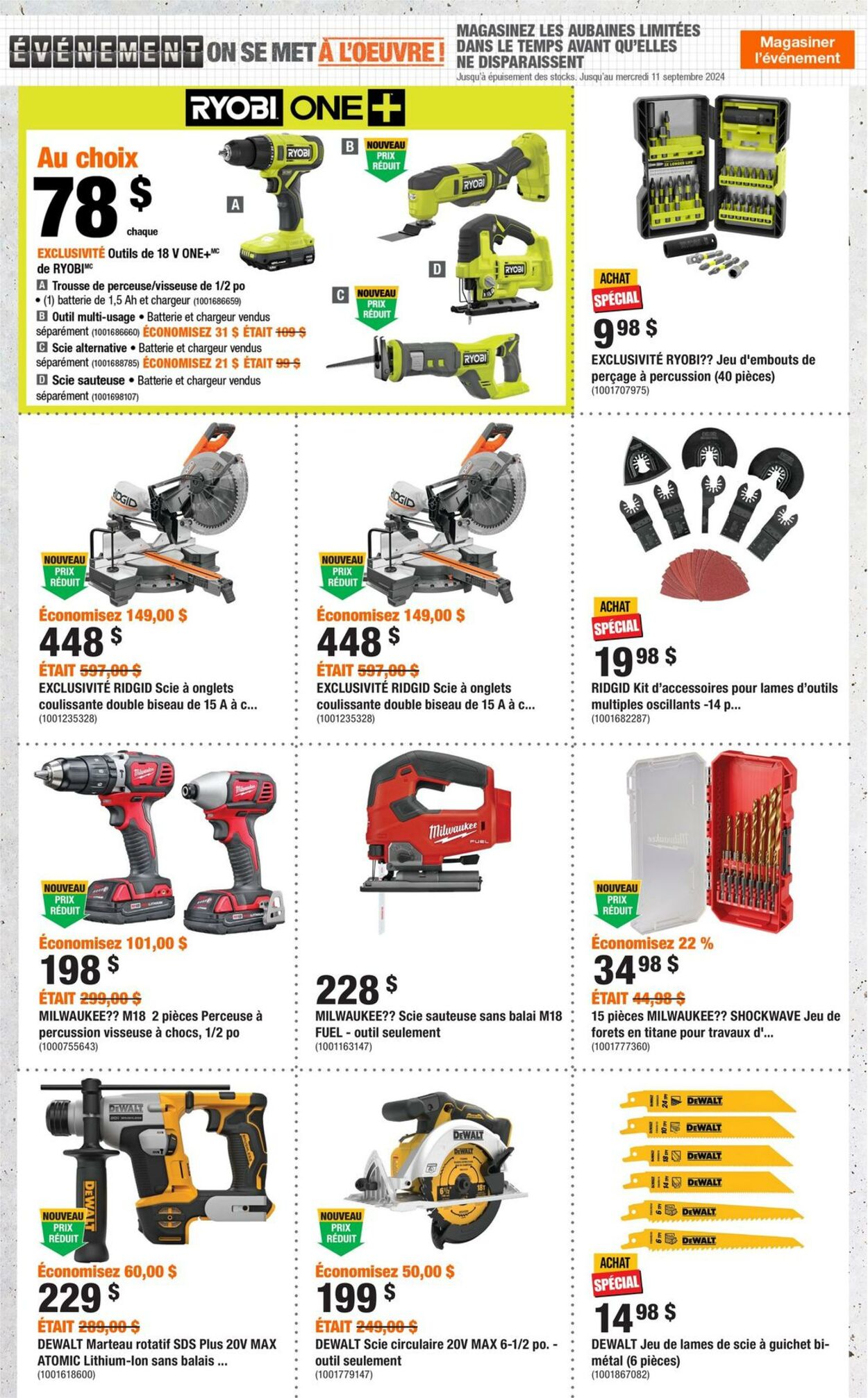 Circulaire Home Depot 29.08.2024 - 04.09.2024