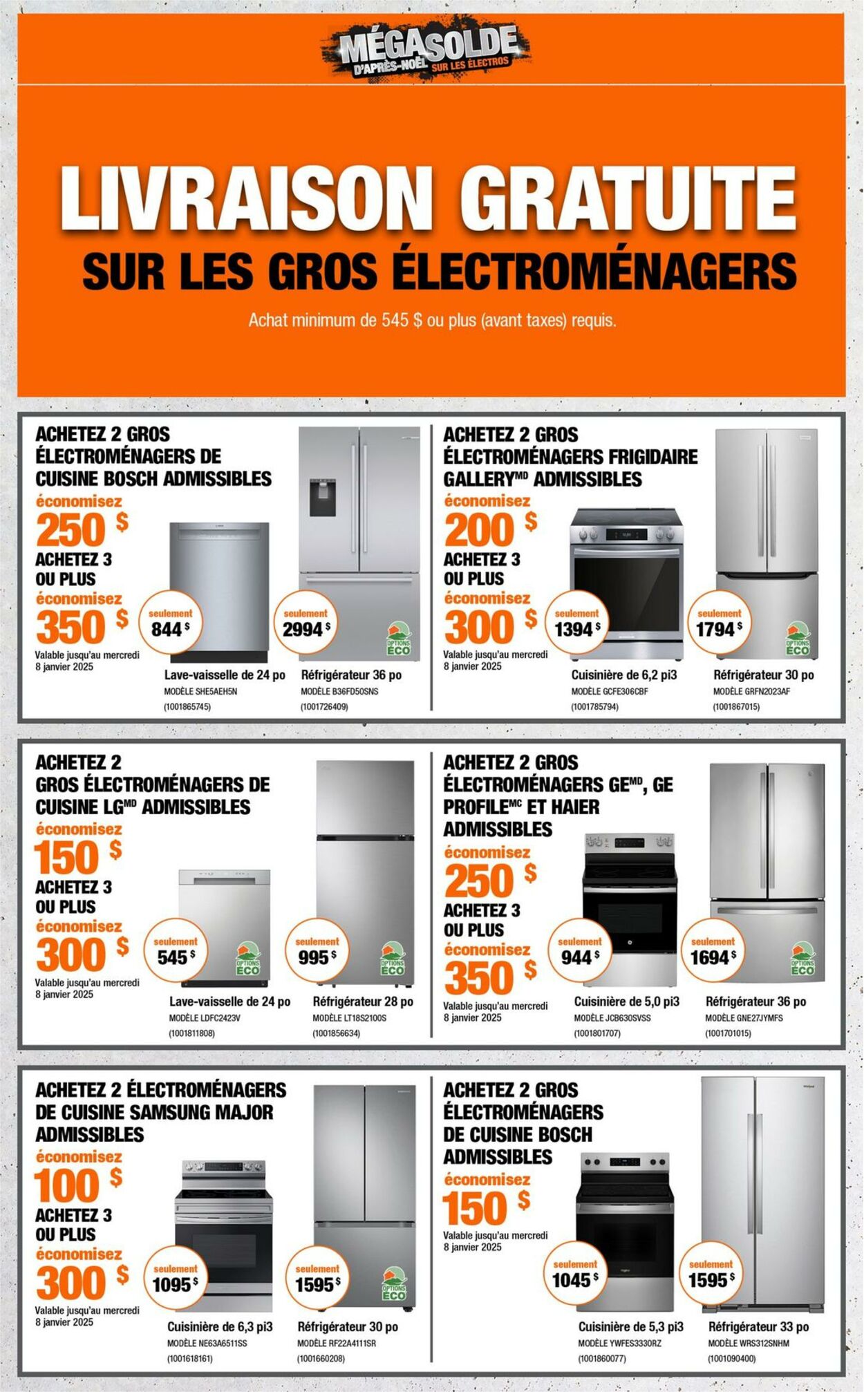 Circulaire Home Depot 02.01.2025 - 08.01.2025