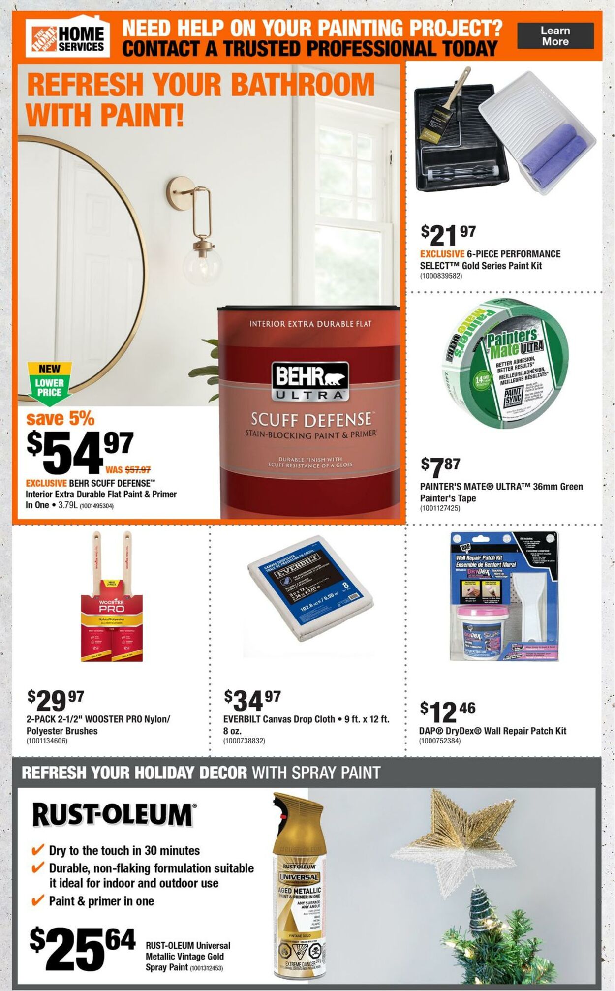 Circulaire Home Depot 31.10.2024 - 06.11.2024