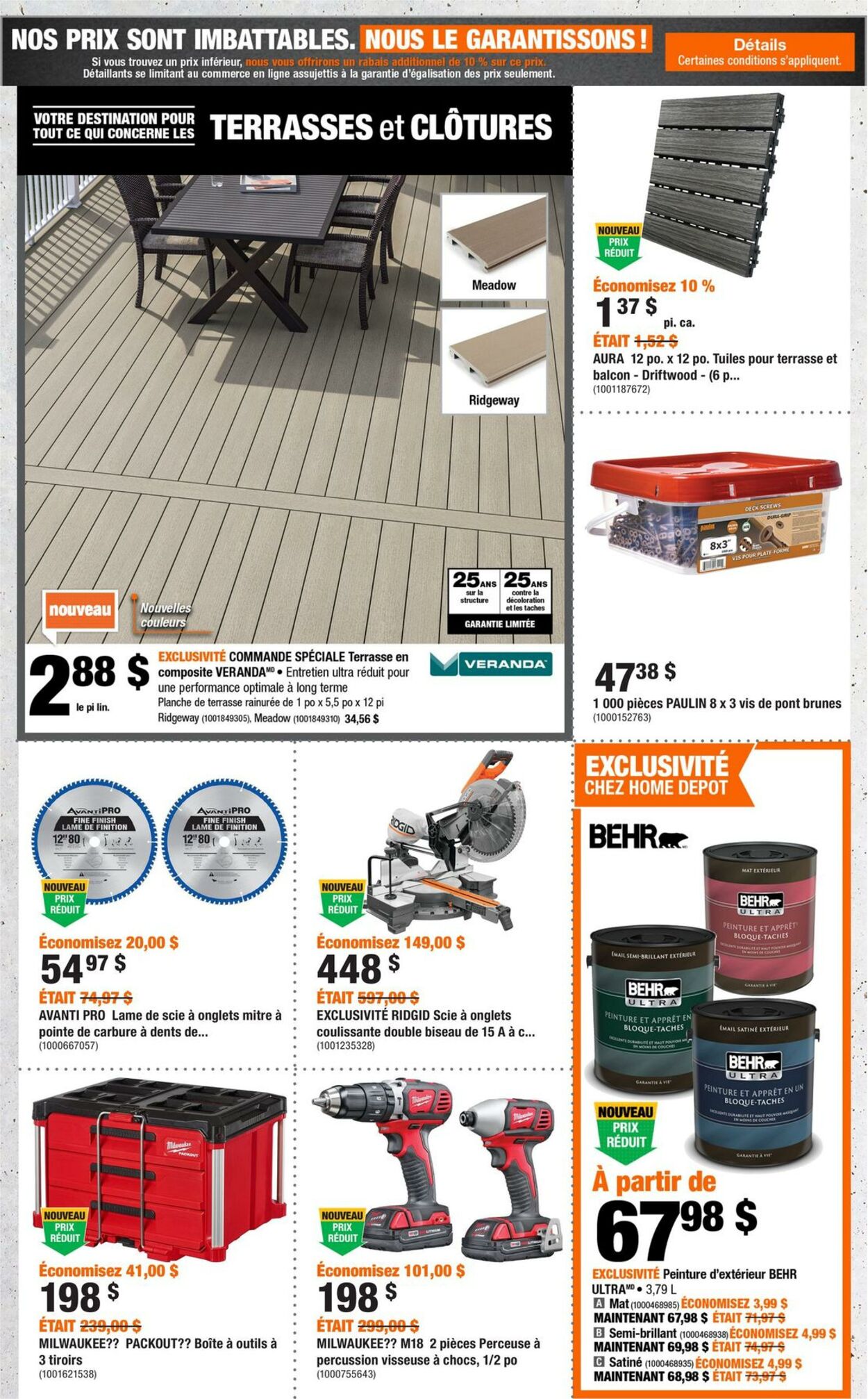 Circulaire Home Depot 15.08.2024 - 21.08.2024