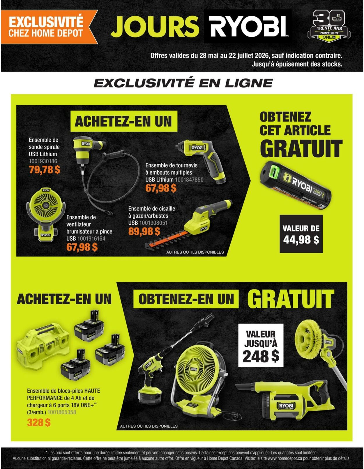 Circulaire Home Depot 28.05.2026 - 22.07.2026