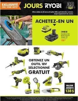 Circulaire Home Depot 28.05.2026 - 22.07.2026
