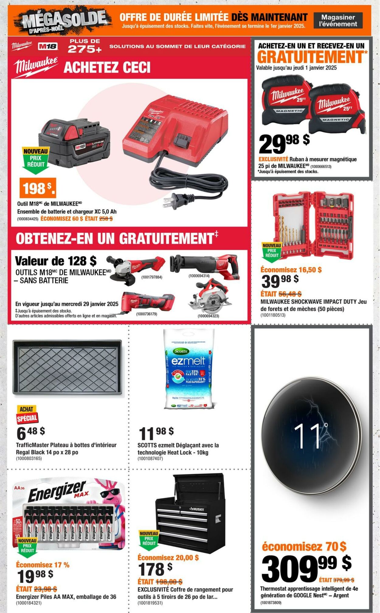 Circulaire Home Depot 26.12.2024 - 02.01.2025