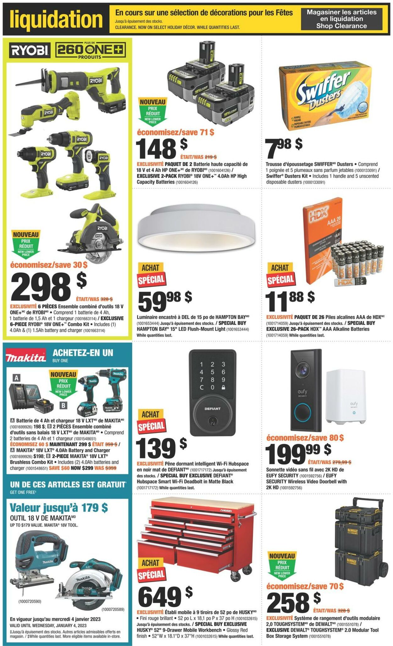 Circulaire Home Depot 22.12.2022 - 28.12.2022