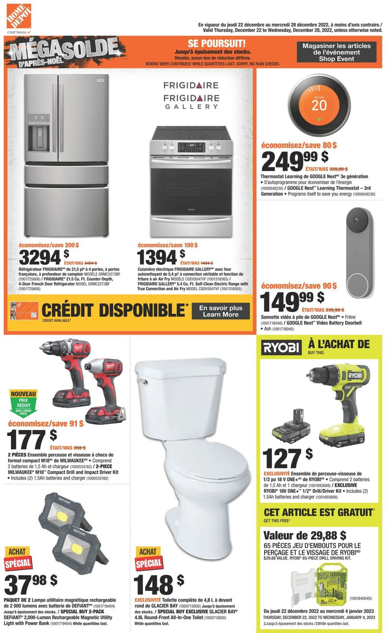 Circulaire Home Depot 22.12.2022 - 28.12.2022