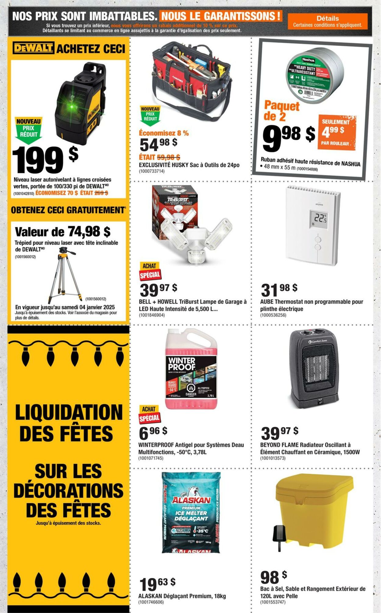 Circulaire Home Depot 12.12.2024 - 18.12.2024