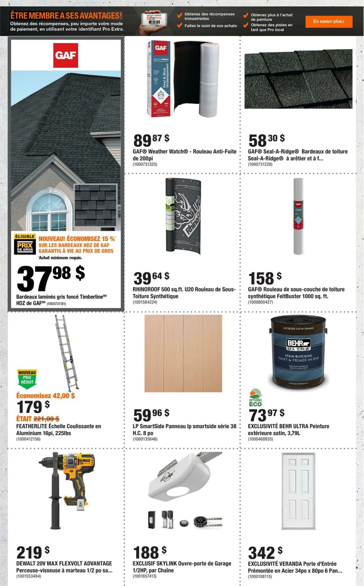 Circulaire Home Depot 26.09.2024 - 02.10.2024