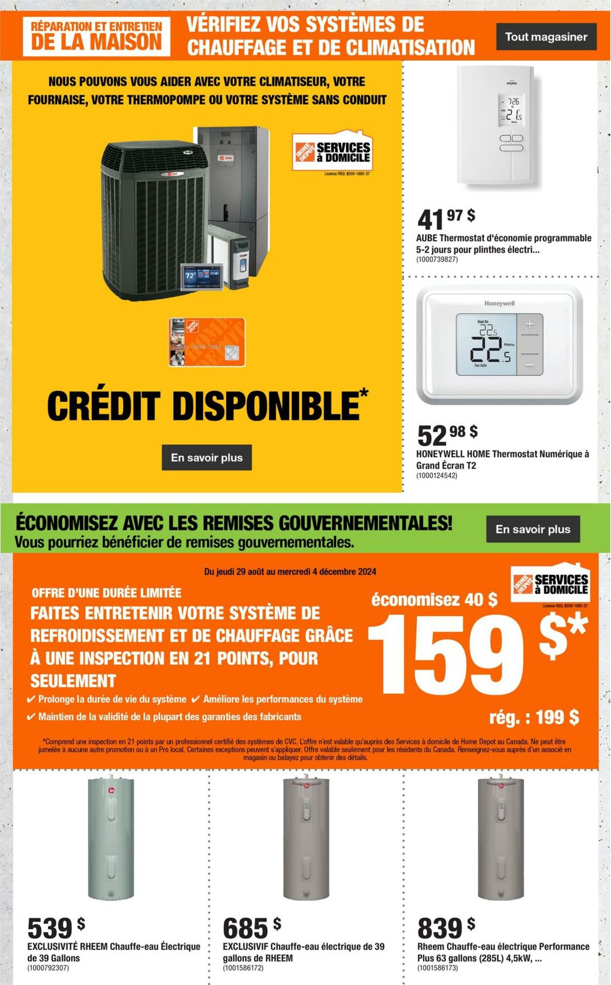 Circulaire Home Depot 26.09.2024 - 02.10.2024