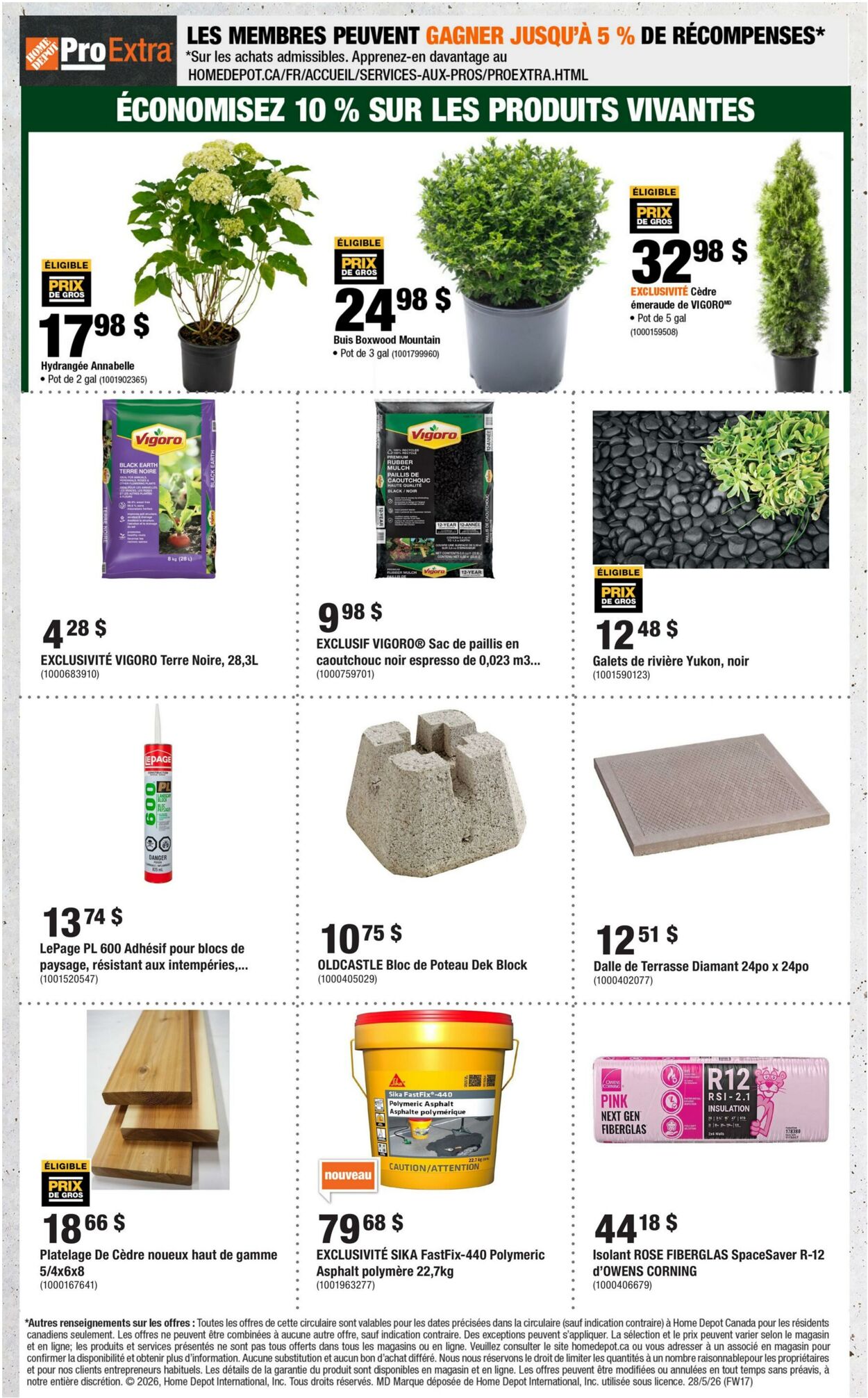 Circulaire Home Depot 28.05.2026 - 10.06.2026