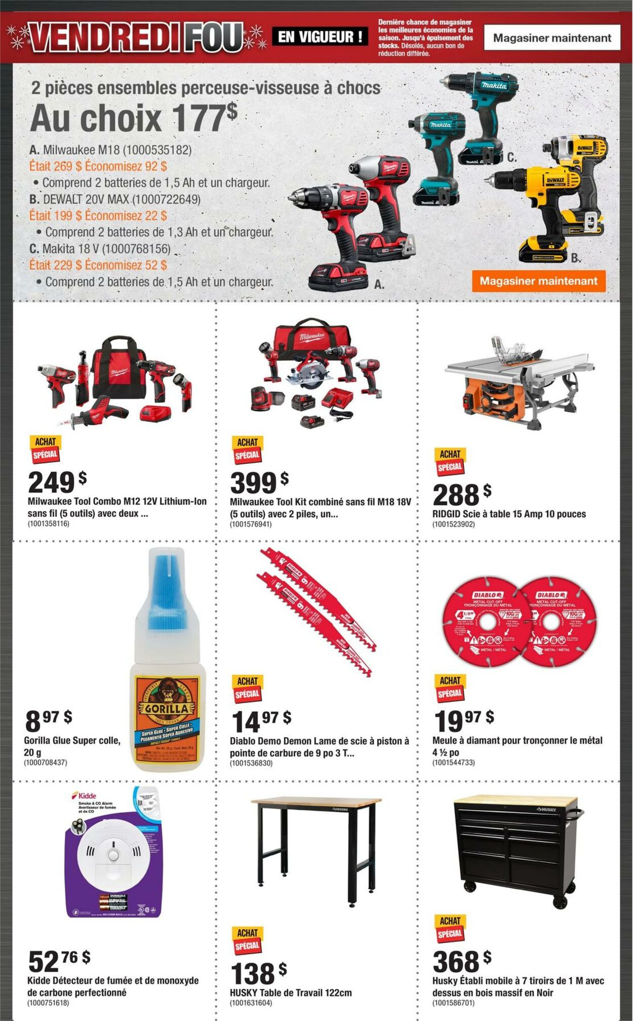 Circulaire Home Depot 25.11.2021 - 08.12.2021