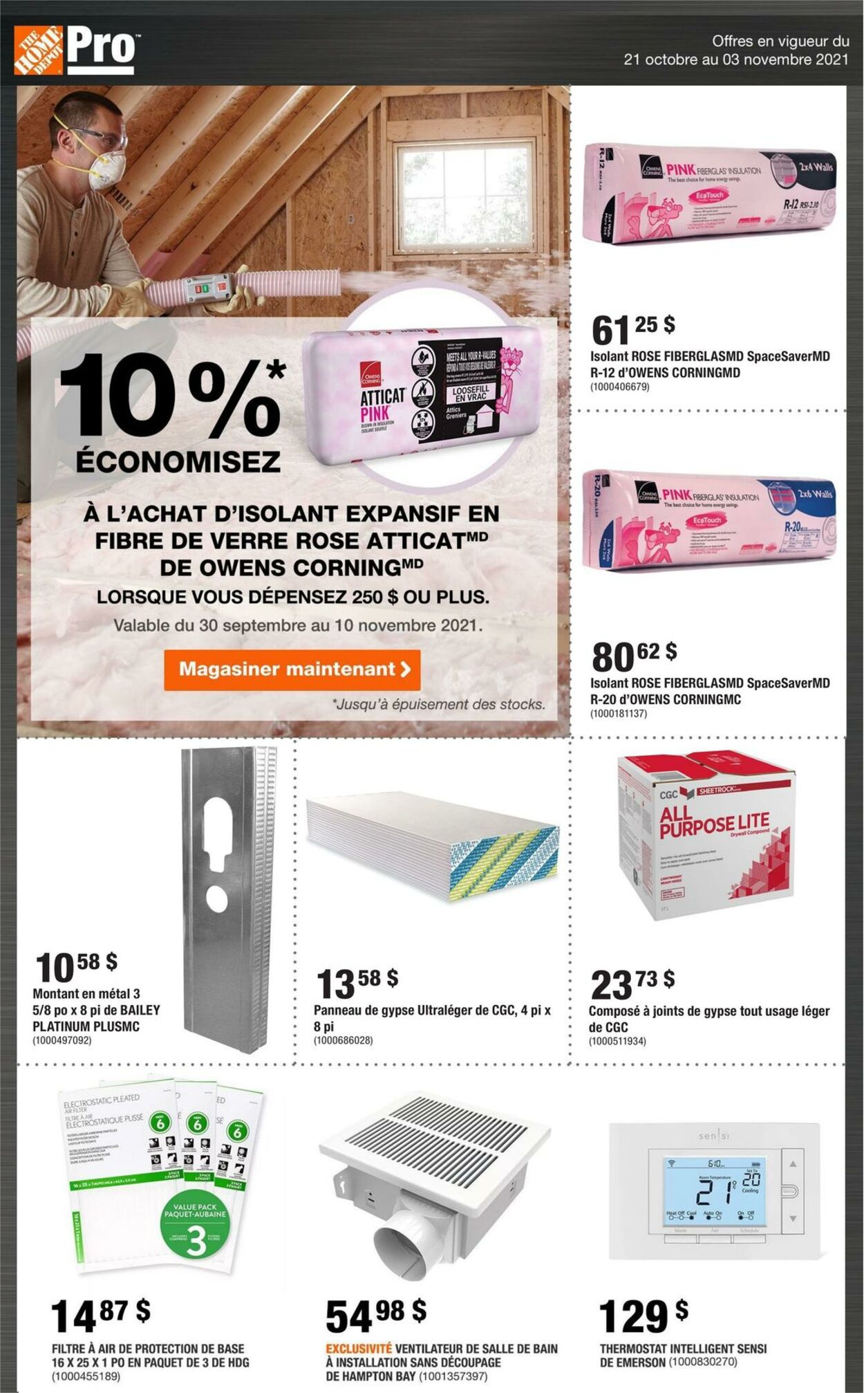 Circulaire Home Depot 21.10.2021 - 03.11.2021