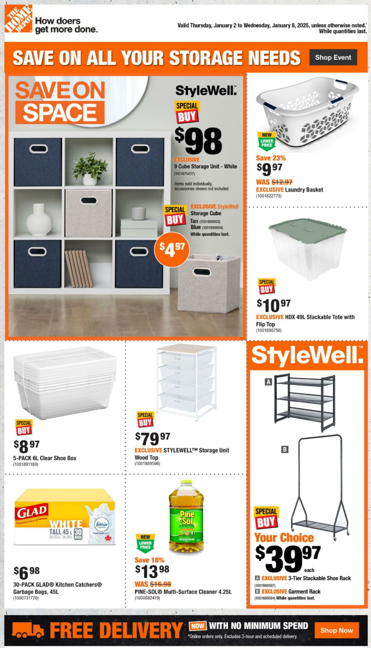 Circulaire Home Depot 02.01.2025 - 08.01.2025