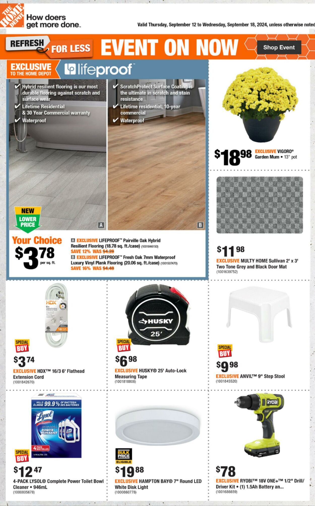 Home Depot Circulaires