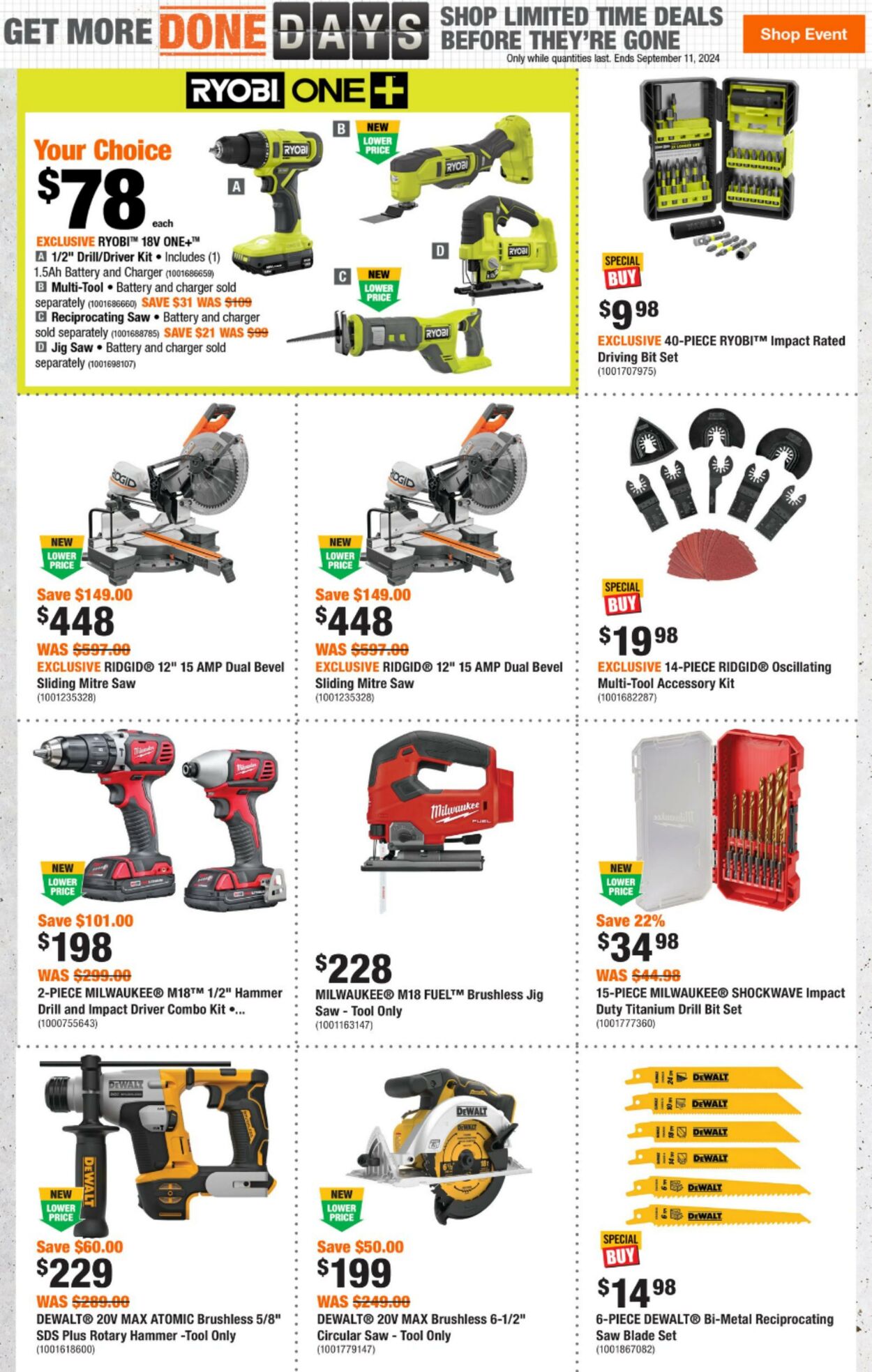 Circulaire Home Depot 29.08.2024 - 04.09.2024