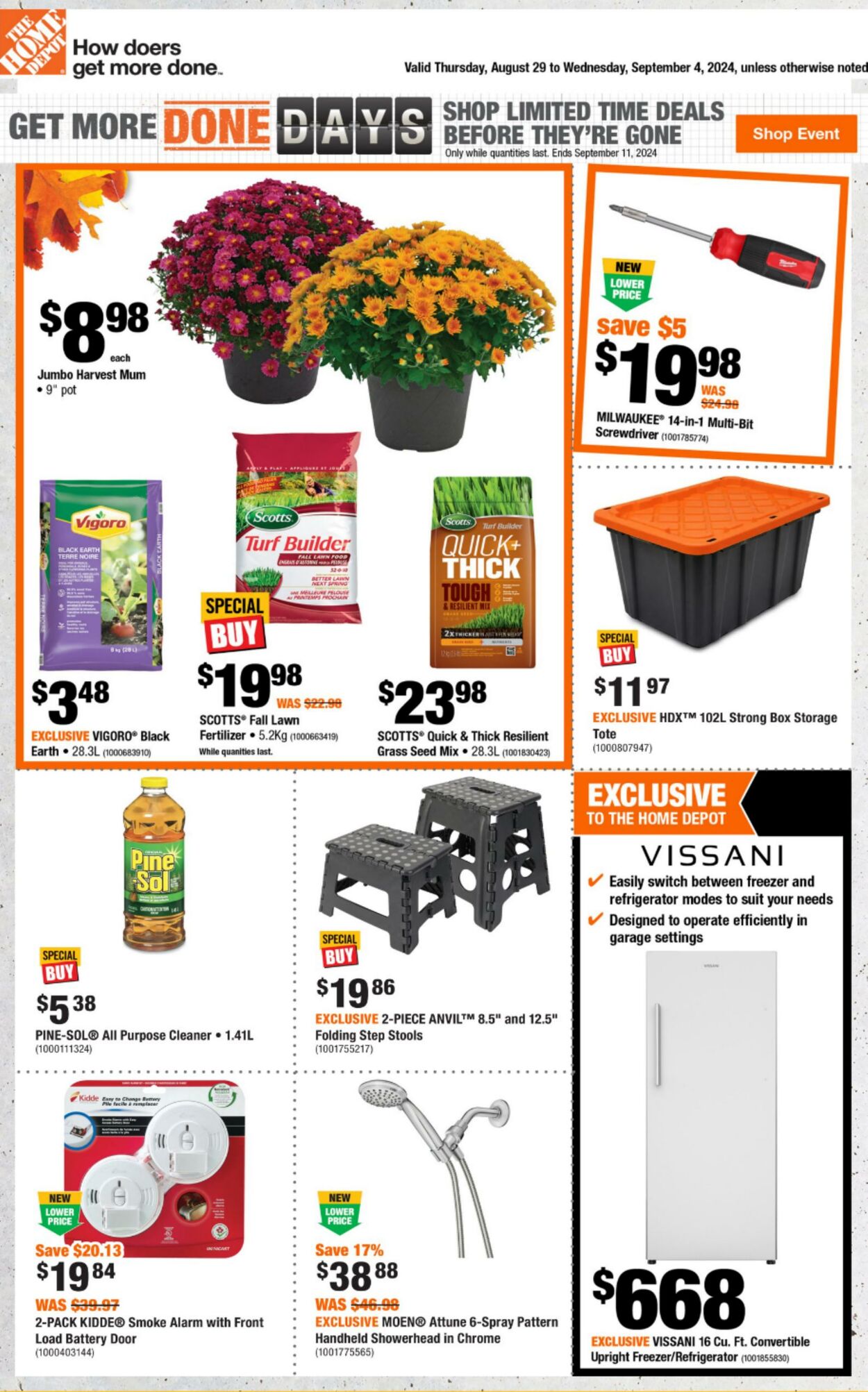 Circulaire Home Depot 29.08.2024 - 04.09.2024