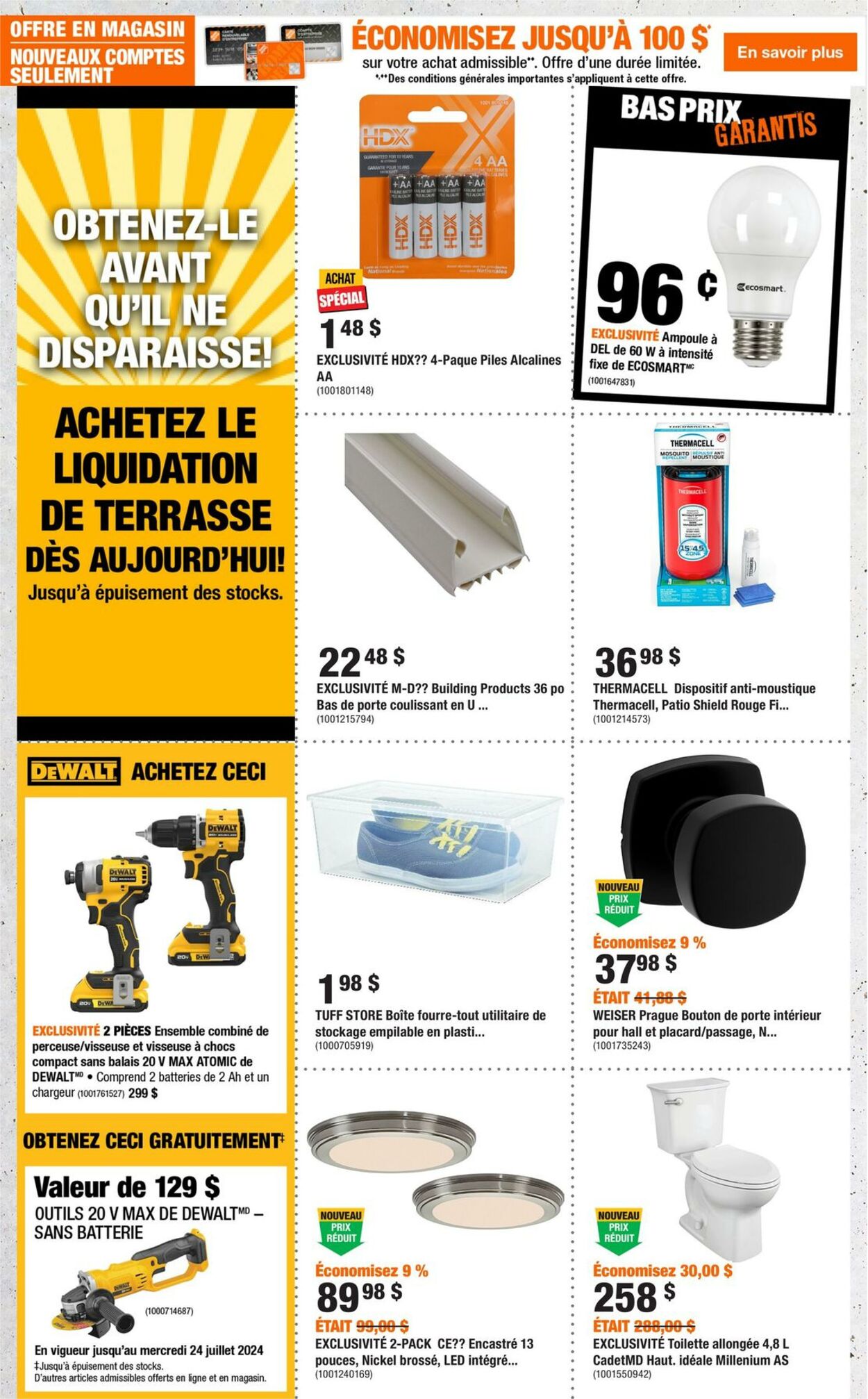 Circulaire Home Depot 25.07.2024 - 31.07.2024