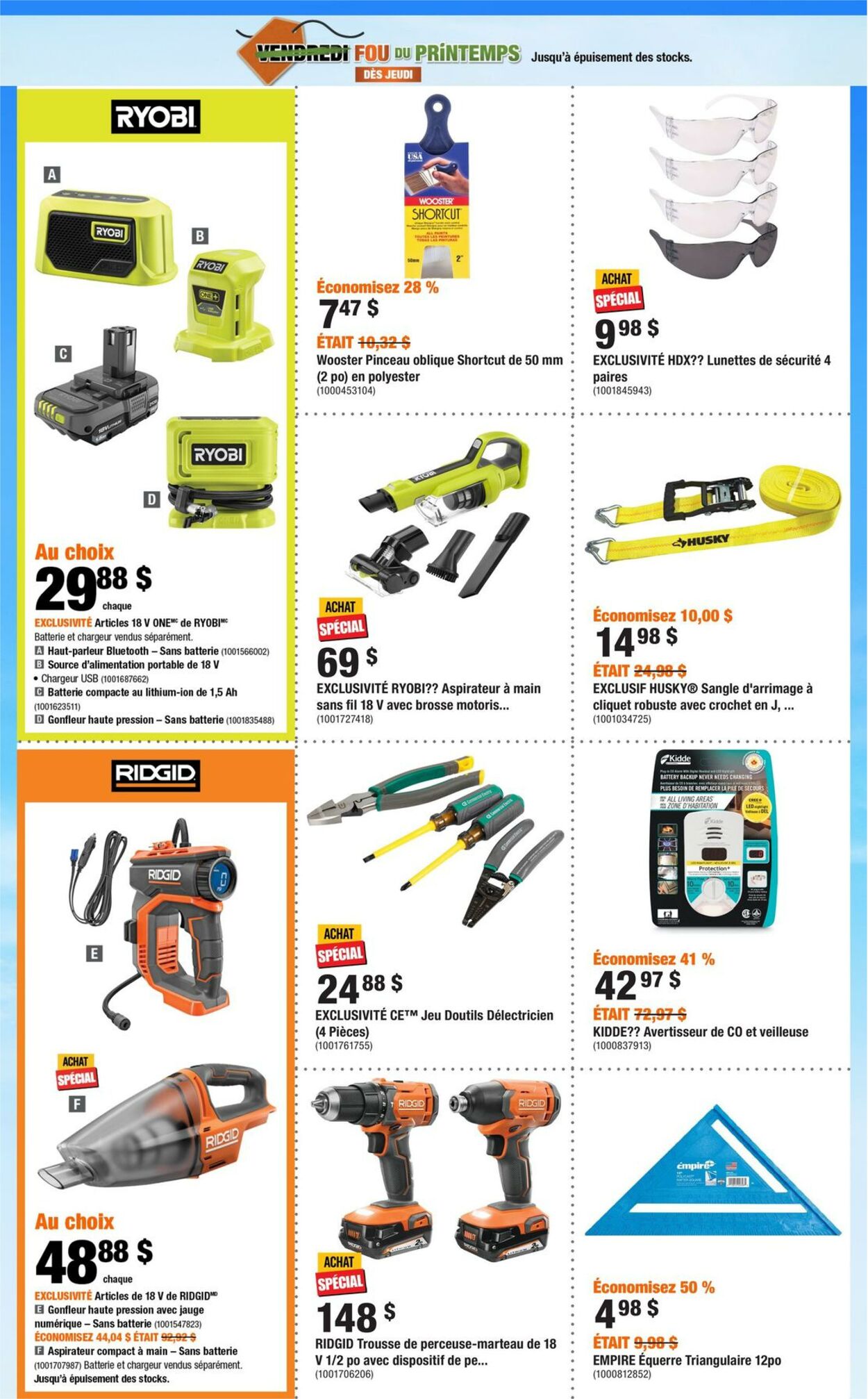 Circulaire Home Depot 18.04.2024 - 24.04.2024