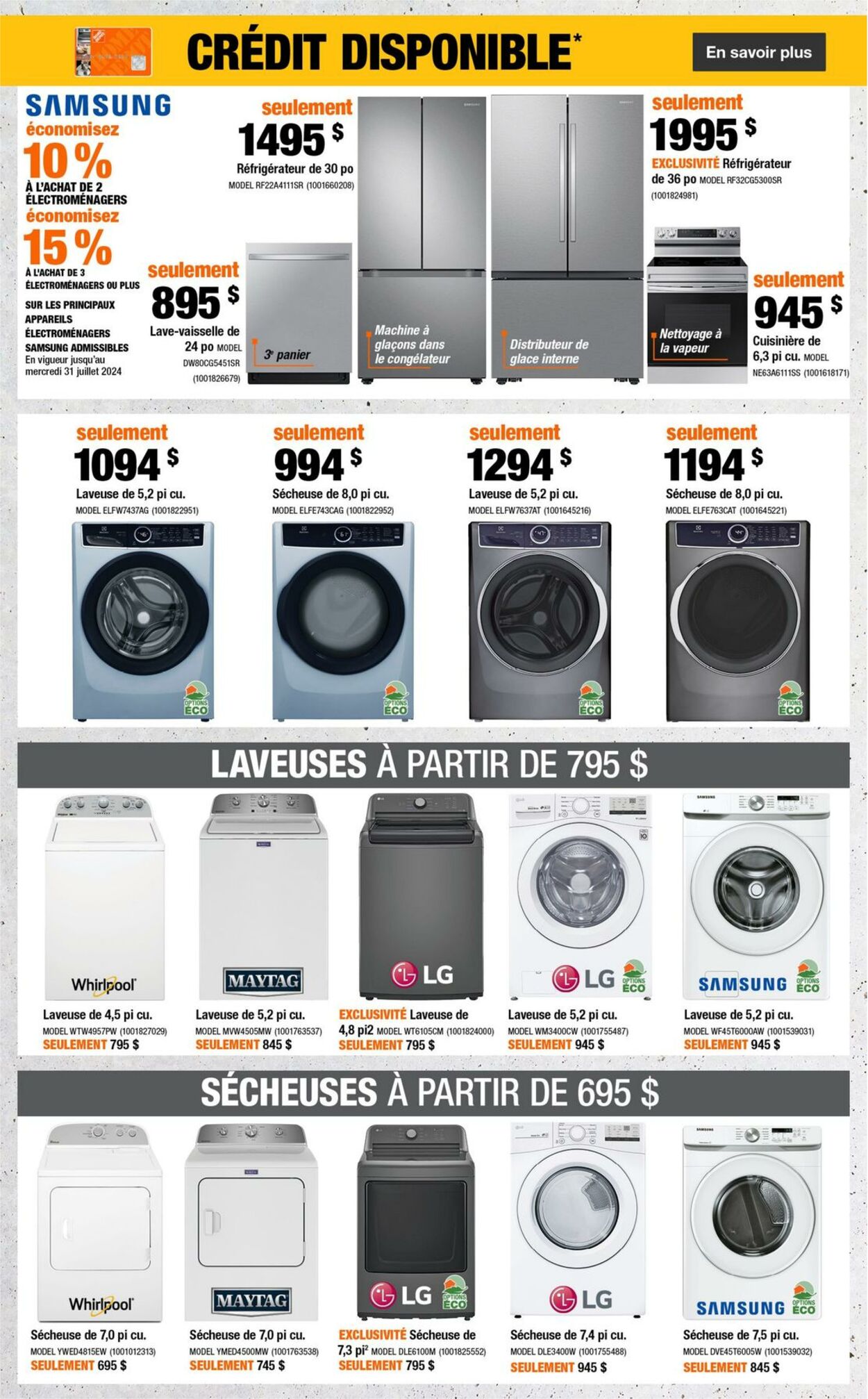 Circulaire Home Depot 18.07.2024 - 24.07.2024