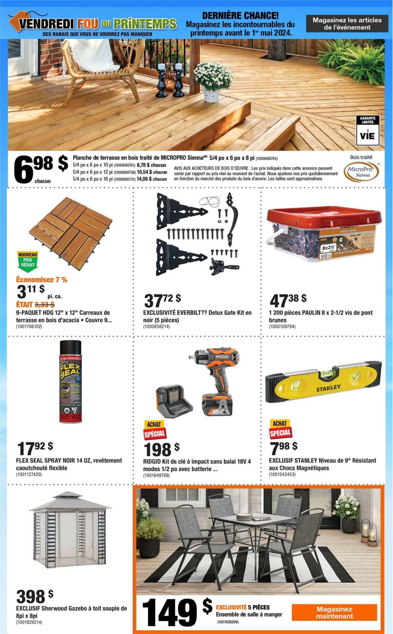 Circulaire Home Depot 25.04.2024 - 01.05.2024