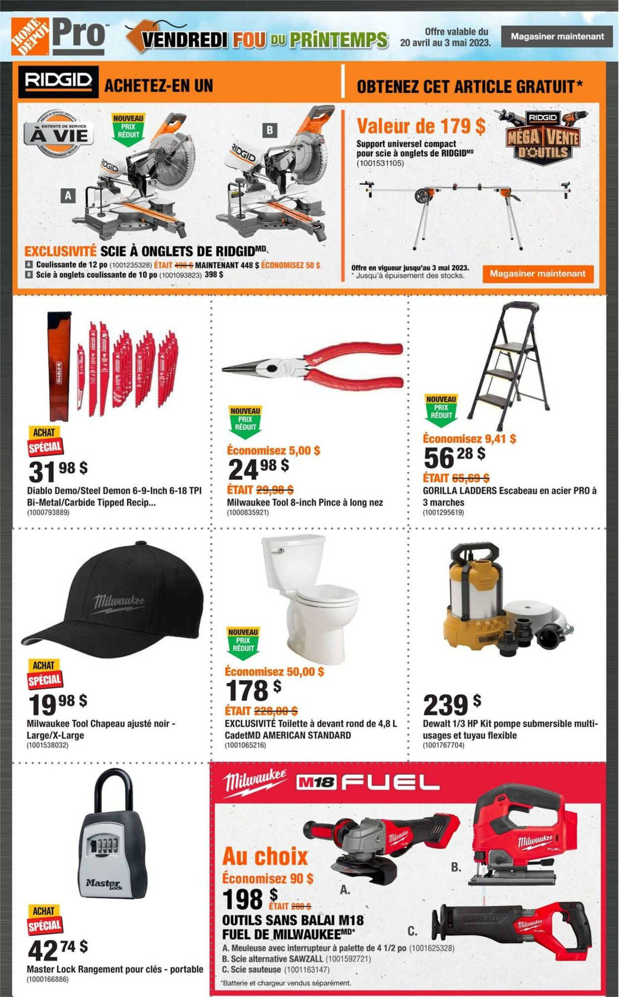 Circulaire Home Depot 13.04.2023 - 03.05.2023