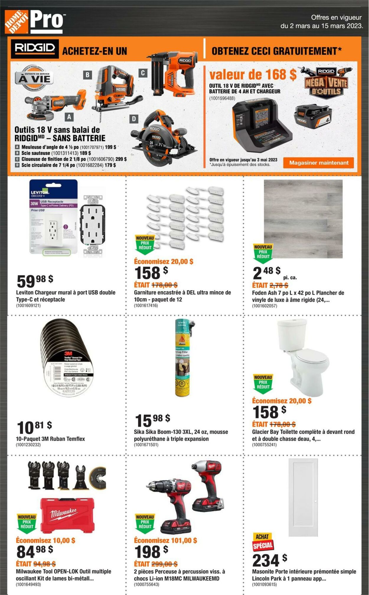 Circulaire Home Depot 02.03.2023 - 15.03.2023