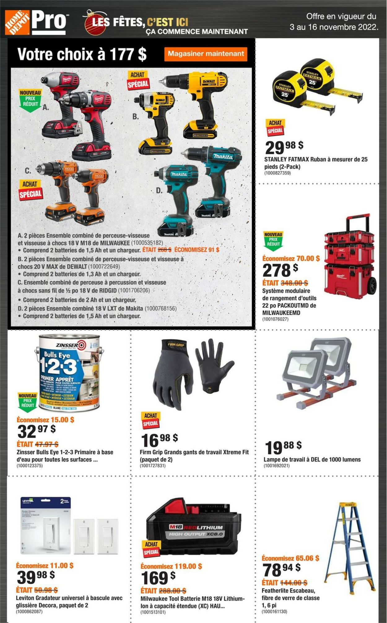 Circulaire Home Depot 03.11.2022 - 16.11.2022