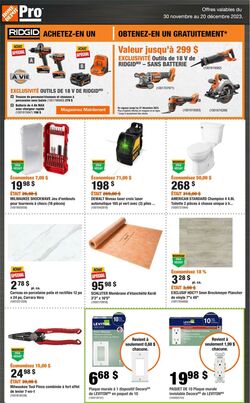 Circulaire Home Depot 30.11.2023 - 20.12.2023