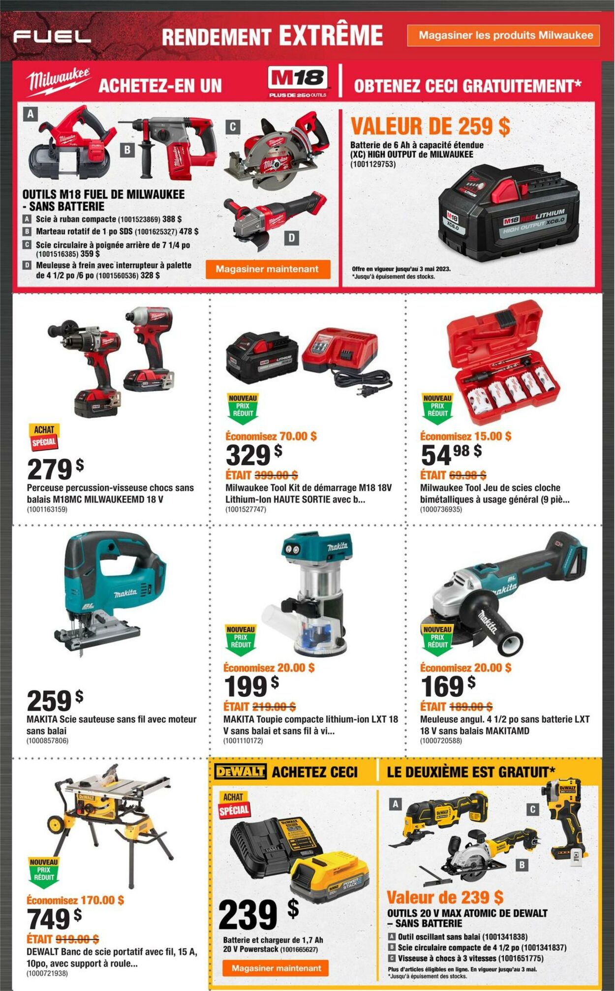 Circulaire Home Depot 16.03.2023 - 29.03.2023