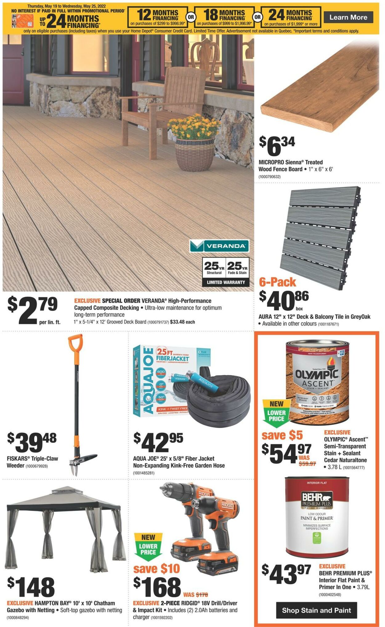 Circulaire Home Depot 19.05.2022 - 25.05.2022