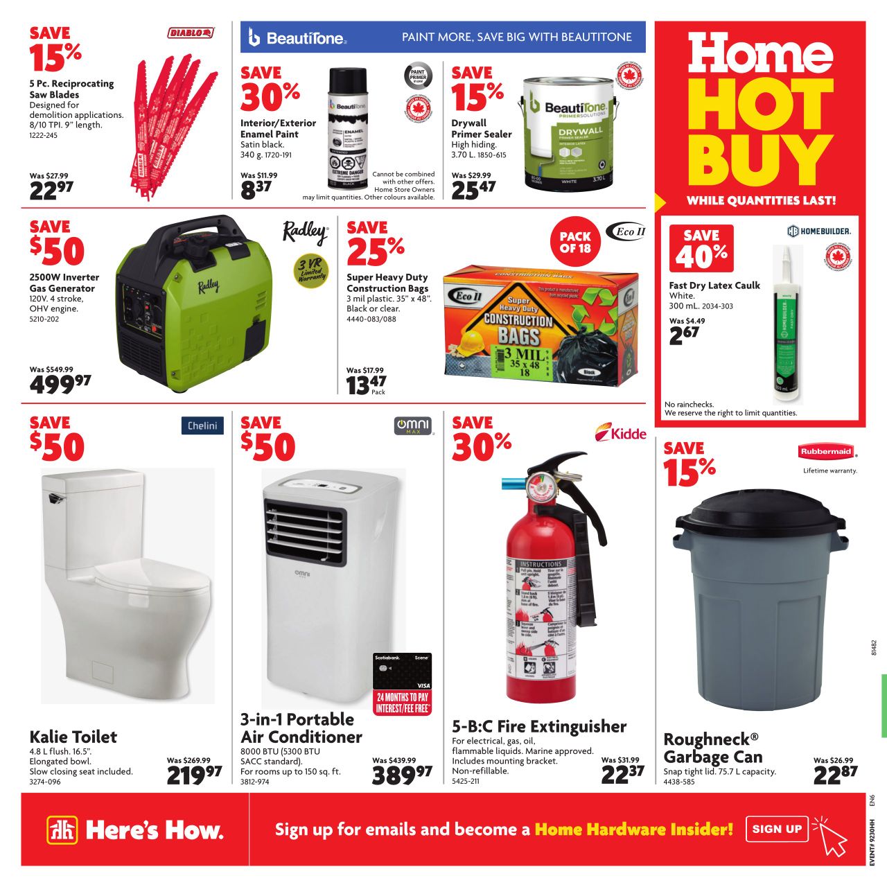 Circulaire Home Hardware 25.07.2024 - 31.07.2024