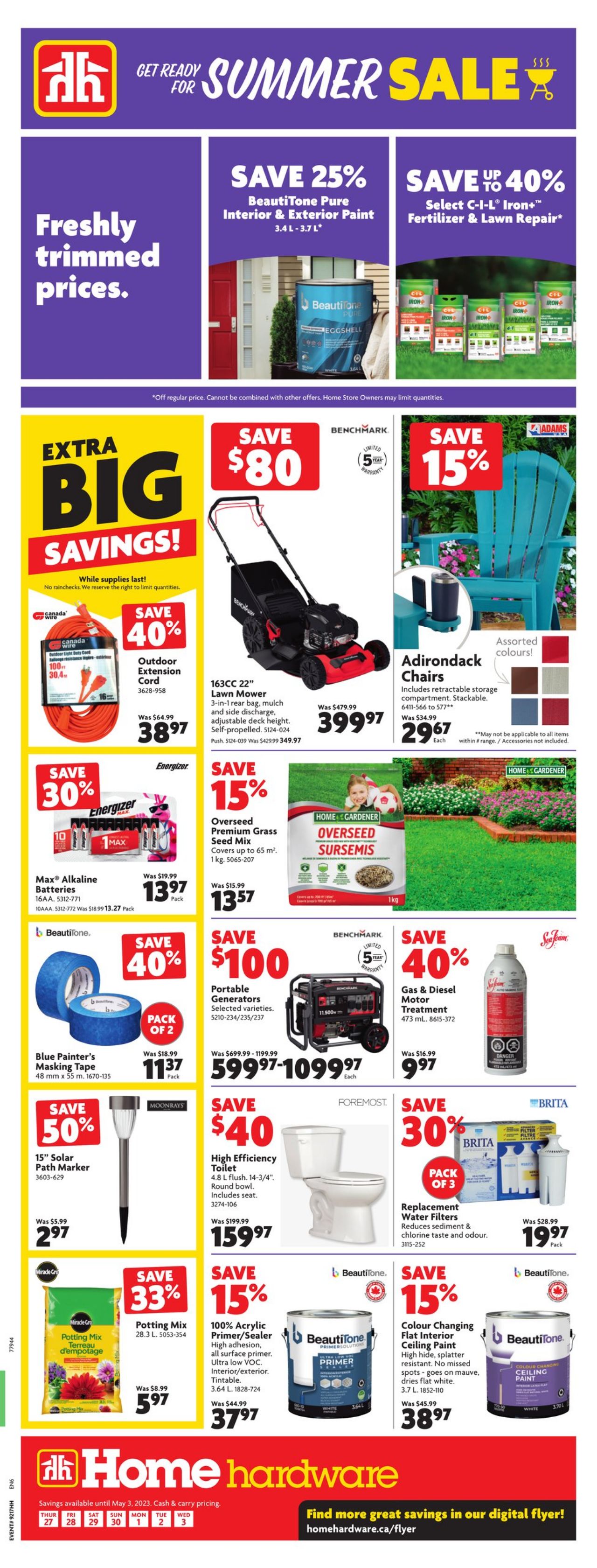 Circulaire Home Hardware 27.04.2023 - 03.05.2023