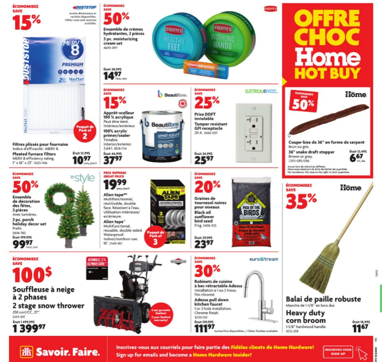 Circulaire Home Hardware 31.10.2024 - 13.11.2024