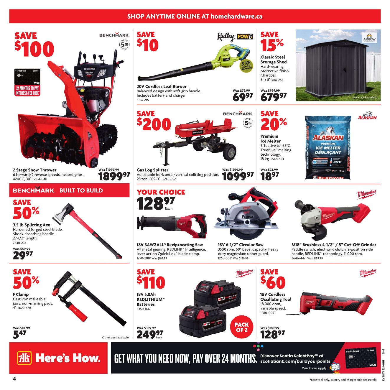 Circulaire Home Hardware 31.10.2024 - 13.11.2024