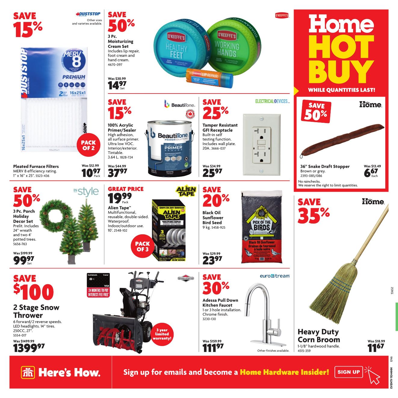 Circulaire Home Hardware 31.10.2024 - 13.11.2024